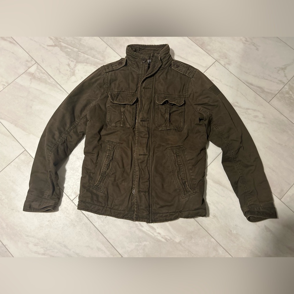 Abercrombie & Fitch Men’s Brown Field Jacket - Sawtooth Jacket